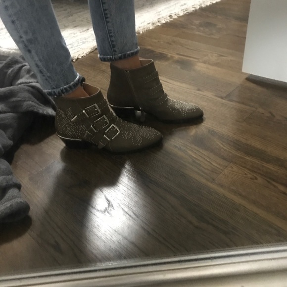 SALE NWT Chloé Susanna studded leather boots - Picture 3 of 8